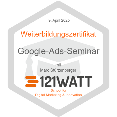 Google Ads Zertifizierung