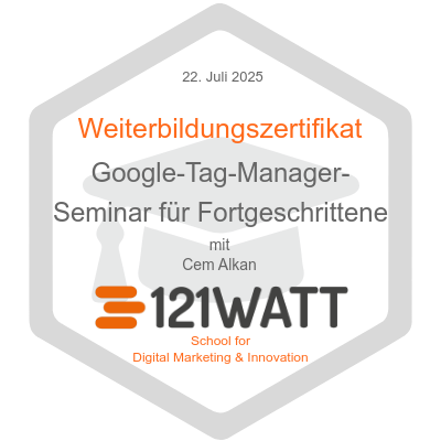 Google Tag Manager Zertifizierung