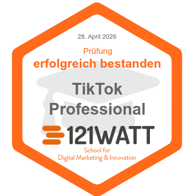 TikTok Professional Zertifizierung